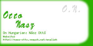 otto nasz business card
